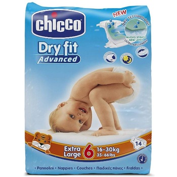 Scutece Chicco Dry Fit Advanced Junior nr.6 ( 16-30 kg) Scutece Chicco Dry Fit Advanced Junior nr.6 ( 16-30 kg)