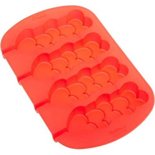 Forma de silicon acadele si pops, inima, Wilton - eMAG.ro