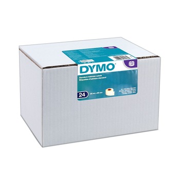 Etichete DYMO LabelWriter 12role/cutie, 99012, 89mmx36mm, hartie alba, 260 etichete/rola, 2093093 99012 S0722400 Etichete DYMO LabelWriter 12role/cutie, 99012, 89mmx36mm, hartie alba, 260 etichete/rola, 2093093 99012 S0722400