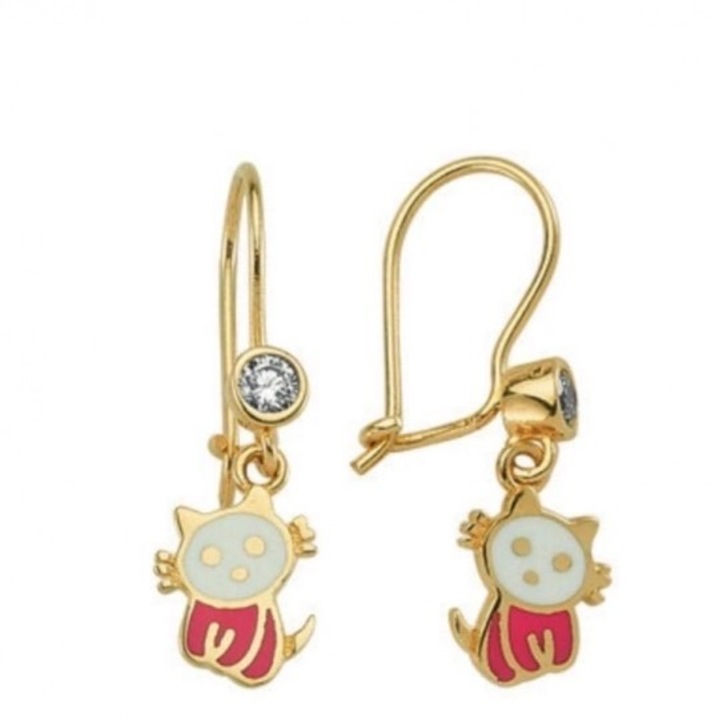 585 sárga arany lány fülbevaló - DA348