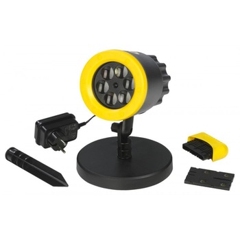 Proiector de exterior/interior Easymaxx, logo Borussia Dortmund, 27.4 x 18.8 x 18.6 cm Proiector de exterior/interior Easymaxx, logo Borussia Dortmund, 27.4 x 18.8 x 18.6 cm