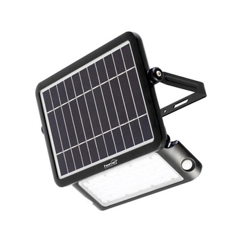 Reflector LED cu panou solar, cu senzor de miscare, 10 W 1000 LM Reflector LED cu panou solar, cu senzor de miscare, 10 W 1000 LM