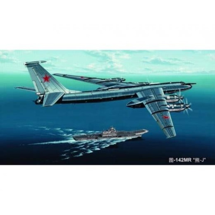 Trumpeter, Tu-142Mr "bear-J" 1: 144 Makett