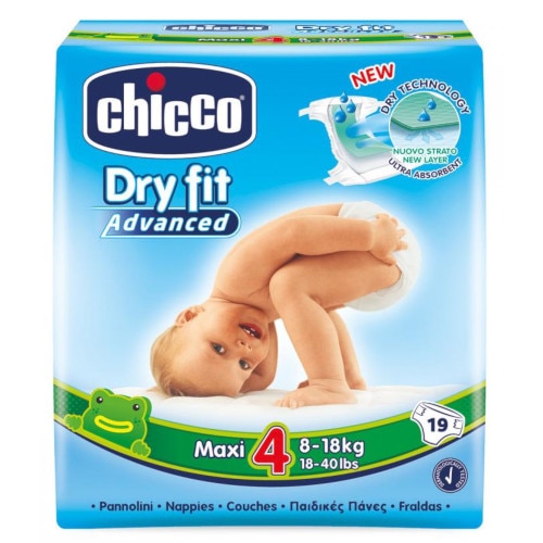Scutece Chicco Dry Fit Advanced Maxi nr.4 (8-18 kg)