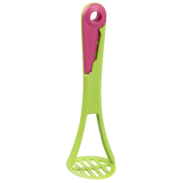 Dispozitiv multifunctional pentru avocado 4in1, Fackelmann, verde-roz, 16 cm