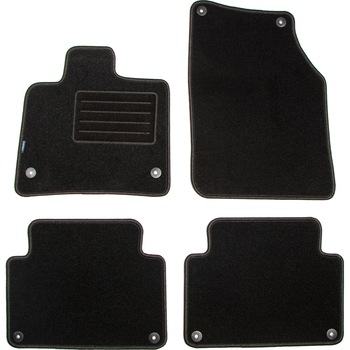 Set 4 Covorase mocheta Petex pentru Audi Q7 2006-2015, negru/grafit Set 4 Covorase mocheta Petex pentru Audi Q7 2006-2015, negru/grafit