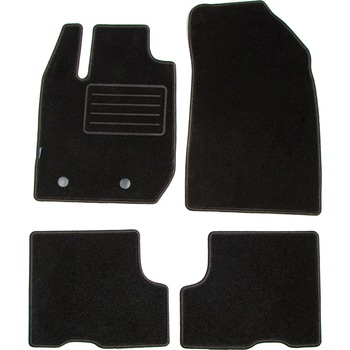 Set 4 Covorase mocheta Petex pentru Dacia Duster 2018-, negru/grafit Set 4 Covorase mocheta Petex pentru Dacia Duster 2018-, negru/grafit