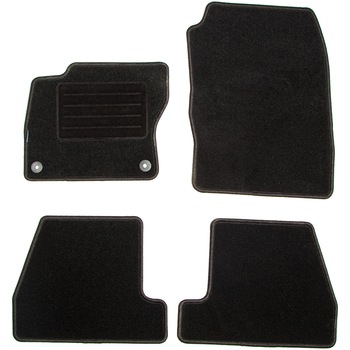 Set 4 Covorase mocheta Petex pentru Ford Focus III, Focus Turnier 2011-2015, negru/grafit Set 4 Covorase mocheta Petex pentru Ford Focus III, Focus Turnier 2011-2015, negru/grafit
