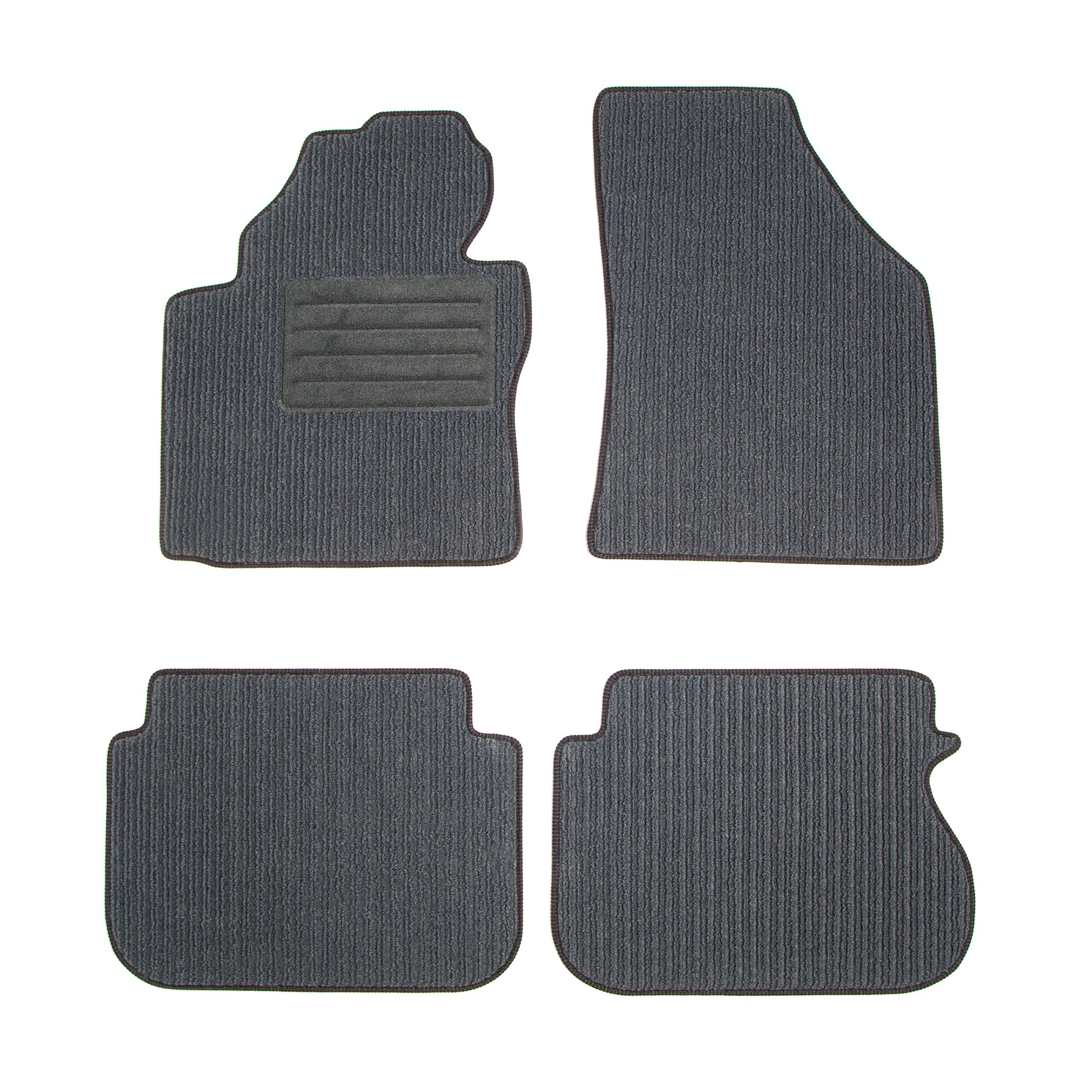 Set 4 Covorase mocheta Petex pentru VW Caddy III 2004-2015, negru/grafit