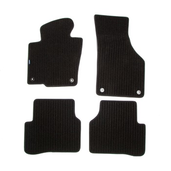 Set 4 Covorase mocheta Petex pentru VW Passat (3C2, 3C5), CC 2005-2012, negru Set 4 Covorase mocheta Petex pentru VW Passat (3C2, 3C5), CC 2005-2012, negru