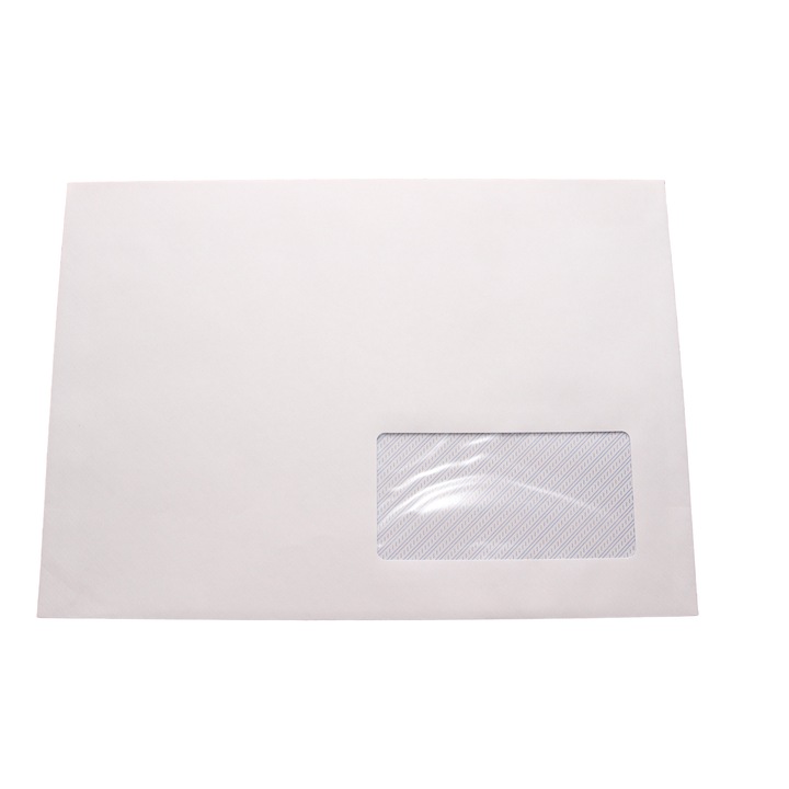 Плик C5 EVOffice, 16.2x22.9 cм, Бял, 100 броя