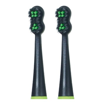 Capete de rezerva pentru periuta electrica Megasmile Black Whitening 2 buc Capete de rezerva pentru periuta electrica Megasmile Black Whitening 2 buc