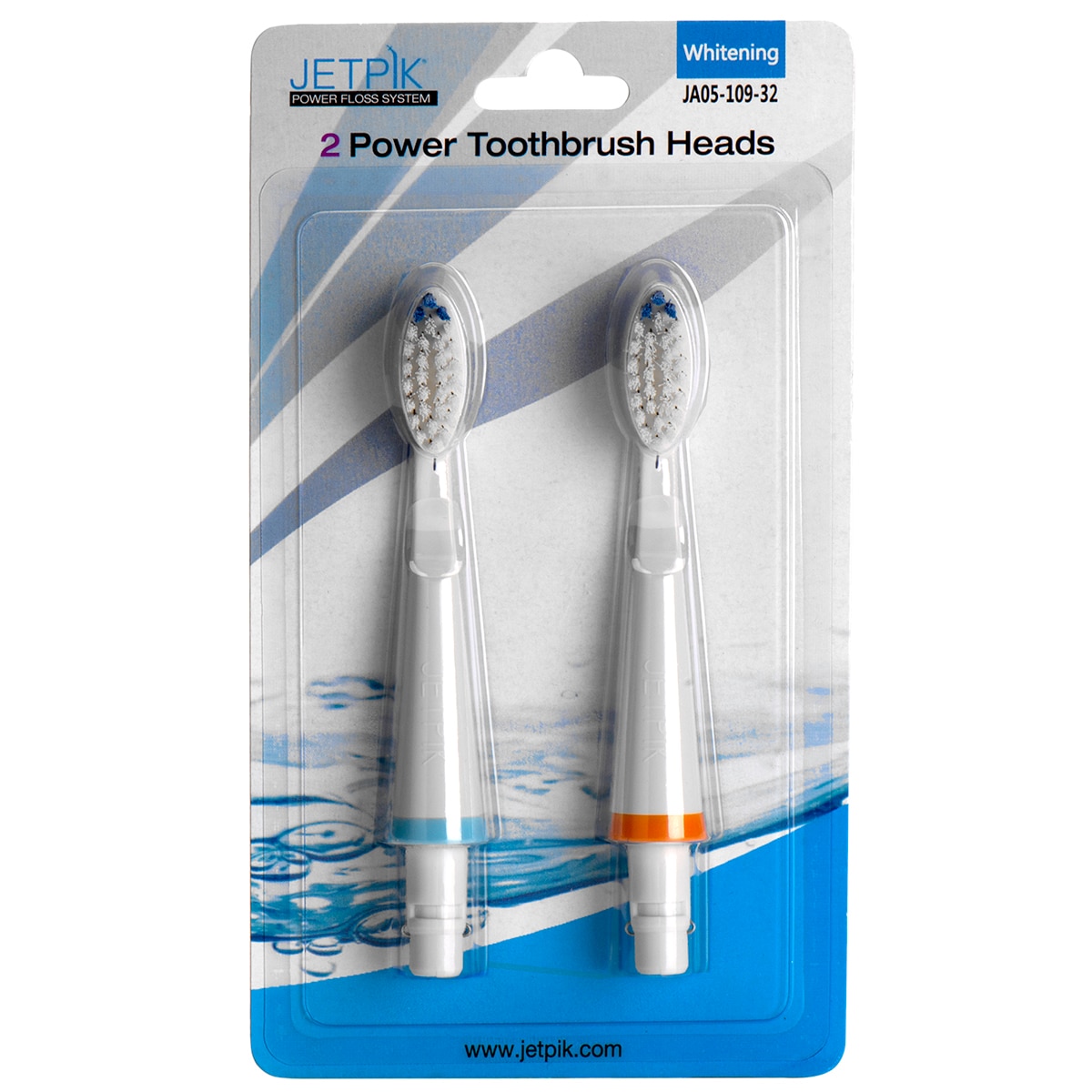 Capete de rezerva periuta electrica Jetpik whitening 2 buc