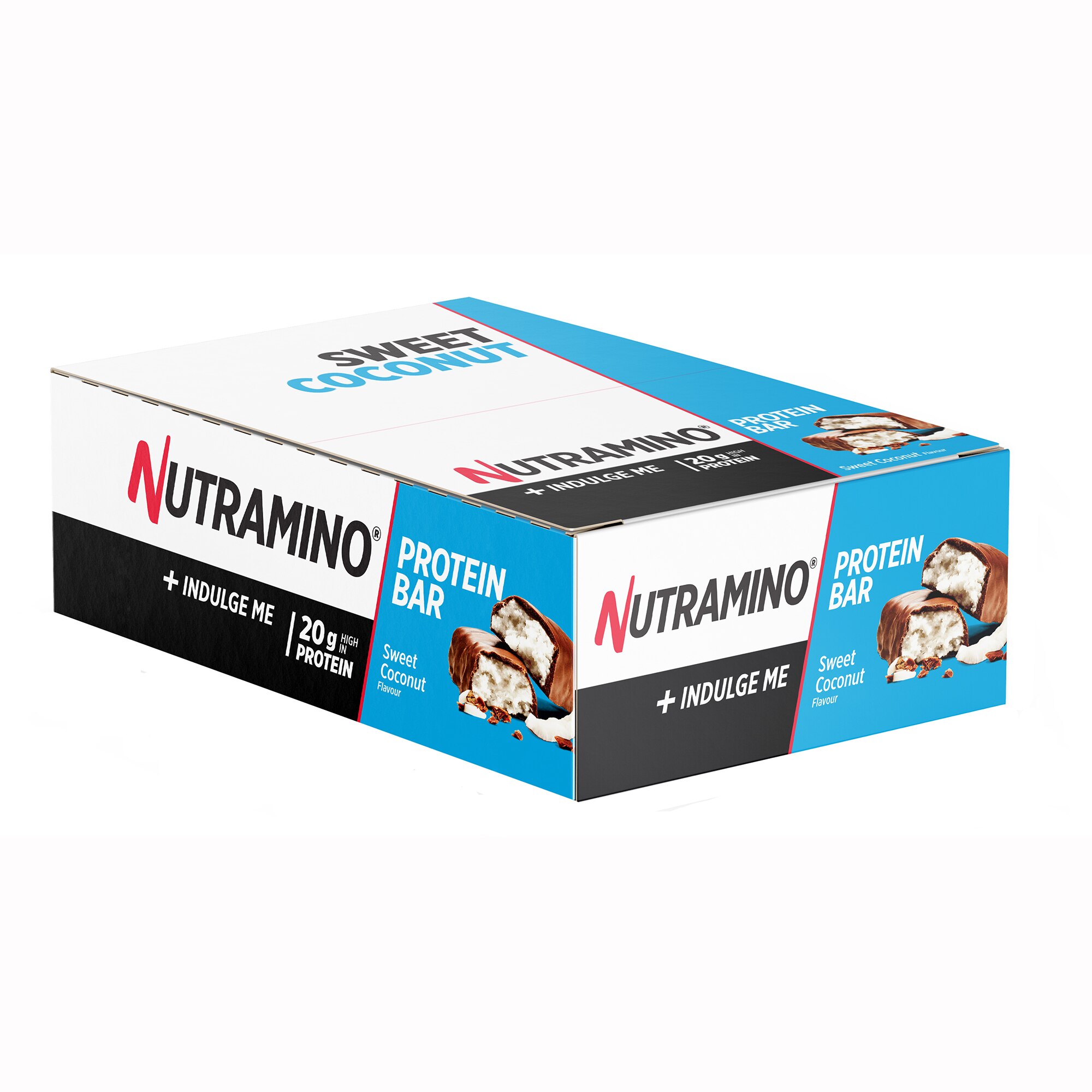 Batoane proteice, Nutramino, Nuca de Cocos, 16 buc x 66g