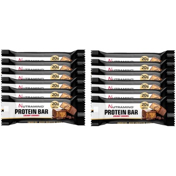 Batoane proteice, Nutramino, Caramel, 12 buc x 64g Batoane proteice, Nutramino, Caramel, 12 buc x 64g