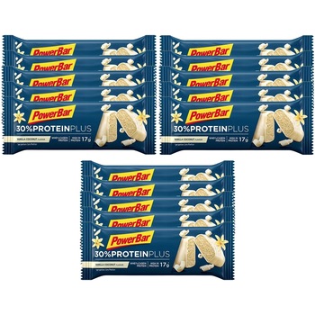 Batoane proteice, Powerbar, ProteinPlus 30%, Vanilie Nuca de Cocos, 15 buc x 55g Batoane proteice, Powerbar, ProteinPlus 30%, Vanilie Nuca de Cocos, 15 buc x 55g