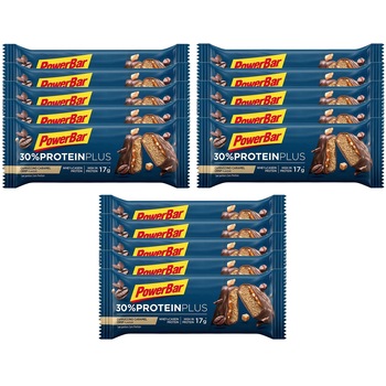 Batoane proteice, Powerbar, ProteinPlus 30%, Cappucino Caramel Crisp, 15 buc x 55g Batoane proteice, Powerbar, ProteinPlus 30%, Cappucino Caramel Crisp, 15 buc x 55g