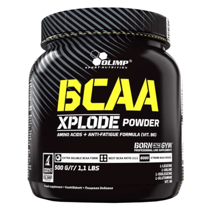 BCAA Aminoacizi Olimp Sport Nutrition BCAA Xplode powder, Fruit Punch, 500g