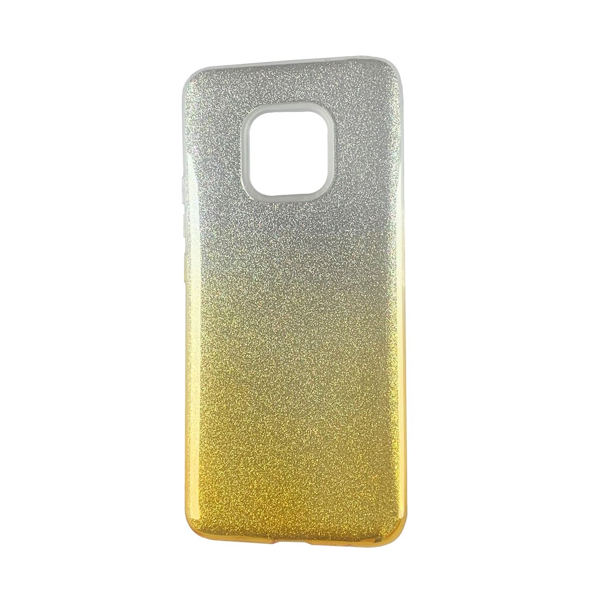 Husa Huawei Mate 20 Pro silicon 3 in 1 cu sclipici degrade Gold