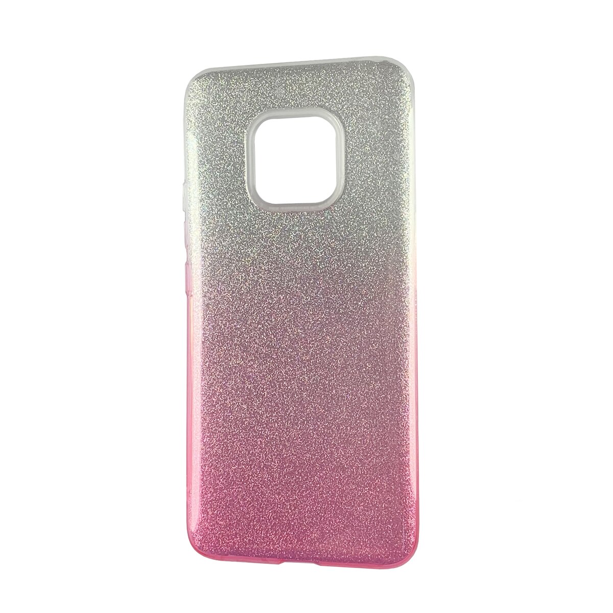 Husa Huawei Mate 20 Pro silicon 3 in 1 cu sclipici degrade Roz