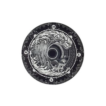 Disc Waboba de silicon,model alb-negru, 15 cm Disc Waboba de silicon,model alb-negru, 15 cm