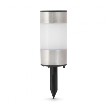 Lampa solara LED, Metal, Dimensiuni 6 x 6 x 13 cm, Acumulator AAA, 1,2V, 200 mAh Lampa solara LED, Metal, Dimensiuni 6 x 6 x 13 cm, Acumulator AAA, 1,2V, 200 mAh