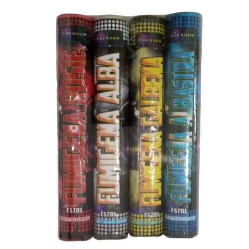 Set 4 fumigene, Fireshow, multicolor