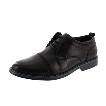 Pantofi Oxford din piele fina Skechers, Bregman, Selone, 66402, Negru, Negru Pantofi Oxford din piele fina Skechers, Bregman, Selone, 66402, Negru, Negru