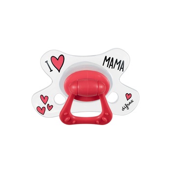 Suzeta natural, Difrax, I Love Mama, 6+ luni Suzeta natural, Difrax, I Love Mama, 6+ luni