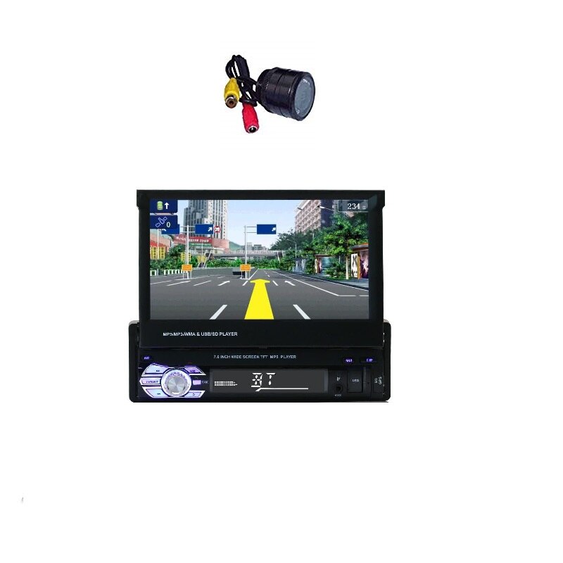 Navigatie GPS Mp5 player 1 din Gps Harta Europa+camera incastrabila Retractabil Mirrorlink prin Android