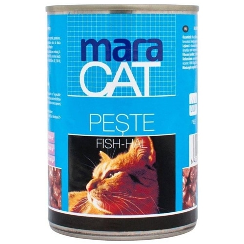 Hrana umeda pentru pisici Mara Cat, Peste, 6x415g