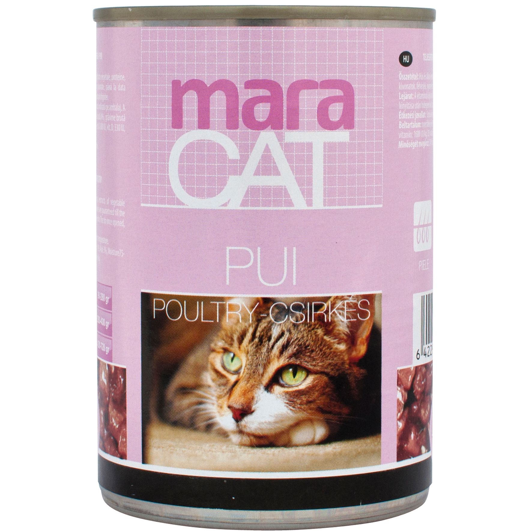 Hrana umeda pentru pisici Mara Cat, Pui, 6 x 415g