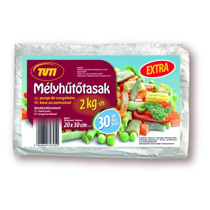 TUTI mélyhűtő tasak 2kg (30db)