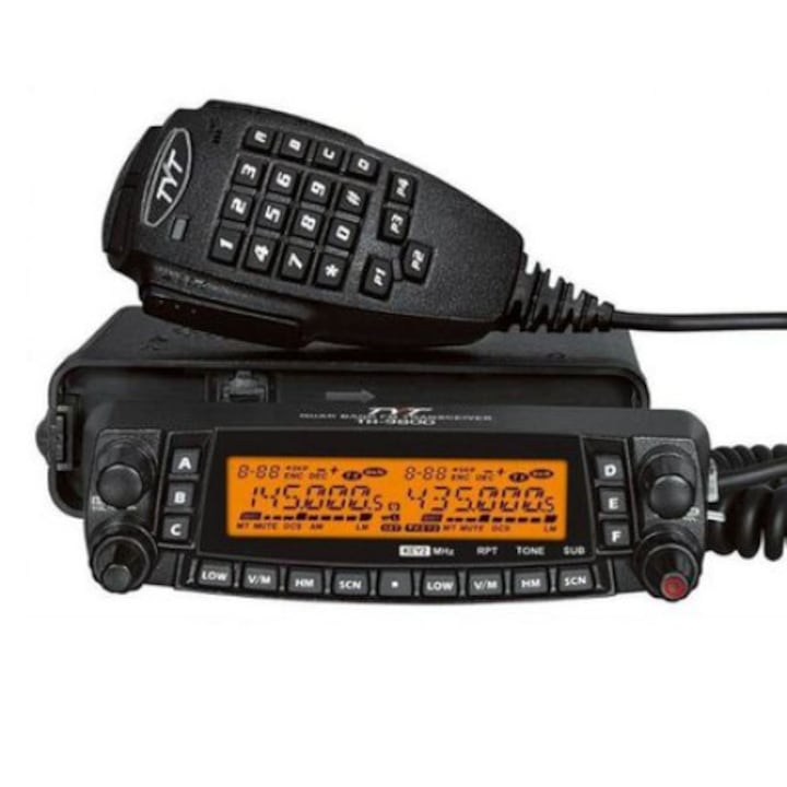 Мобилна станция TYT TH-9800 29/50/144/430 MHz Quad Band 50W, CB диапазон