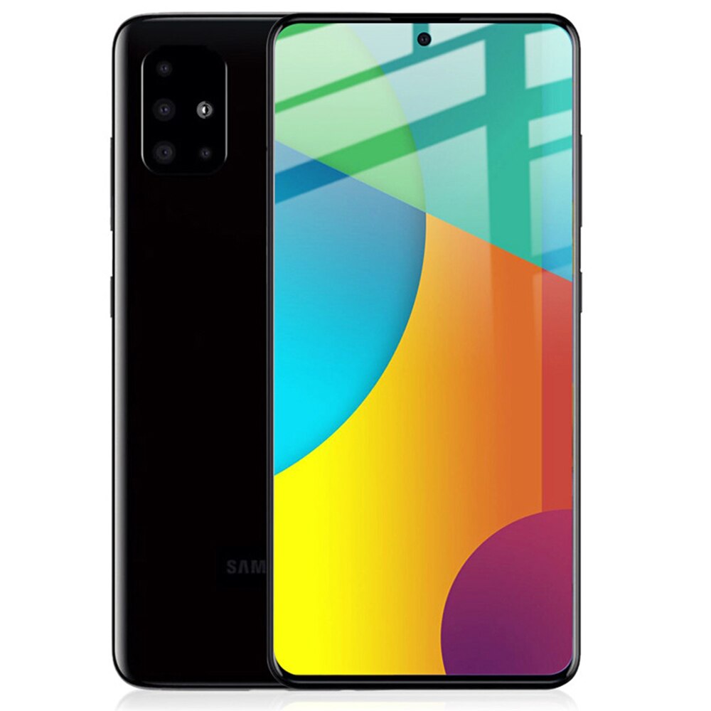 Folie protectie Forever, 5D, Premium Glass, Full Cover, Full Glue, Samsung Galaxy A51 5G, Negru