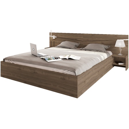 Pat Irim Milano, 160x200 (204.5x226x78 cm), 2 noptiere, Nuc Amiral
