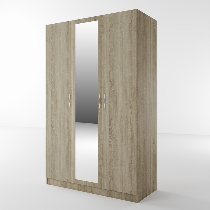 Dulap/Dressing Irim Arizona 120x52.5x191 cm, Culoare Sonoma Dark