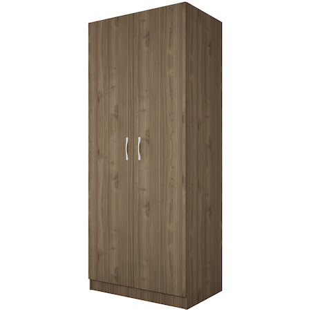 Dulap Irim Detroit, 80x52.5x191 cm, 2 usi, Nuc Amiral