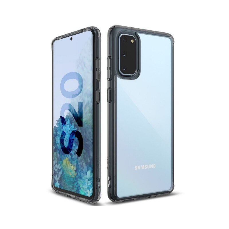 Husa Premium Ringke Fusion Samsung Galaxy S20, Smoke Black