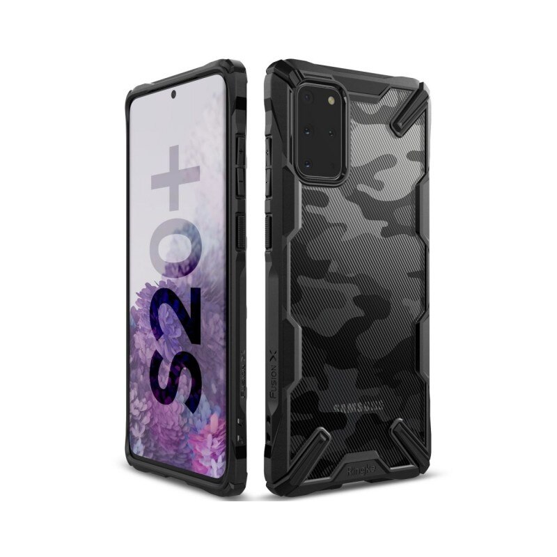 Husa Premium Ringke Fusion X Samsung Galaxy S20+ Plus Camo Black