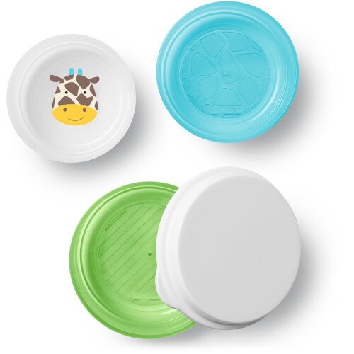 Set Skip Hop Boluri Anti-alunecare pentru Servire - Girafa