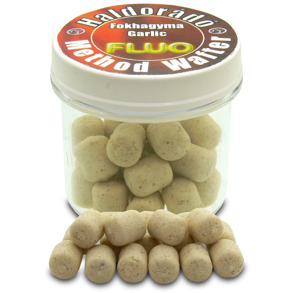 Pelete,Haldorado,Fluo Method Wafter 8 mm - Usturoi 10 g