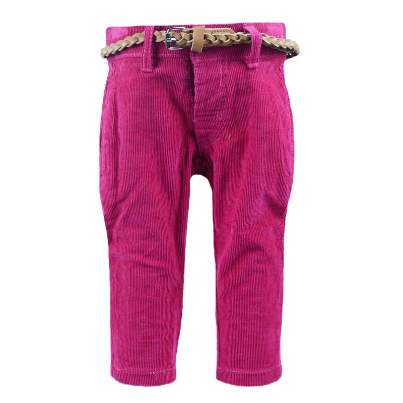 Pantaloni casual pentru fetite NN BPF-07, Fucsia, 68 cm