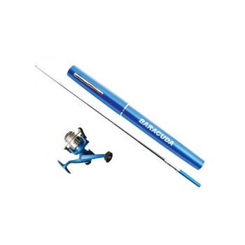 Kit pescuit Copca Lanseta tip stilou Baracuda + Mulineta cu nylon Kit pescuit Copca Lanseta tip stilou Baracuda + Mulineta cu nylon