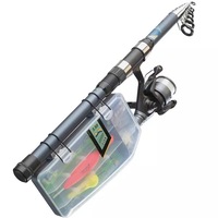 Set pescuit stationar BRT-035, undita 350 cm, 13 accesorii, fibra de sticla