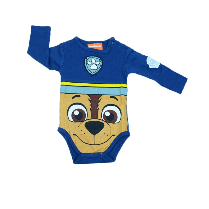 Body cu maneca lunga, baieti, E Plus M, Paw Patrol, Albastru