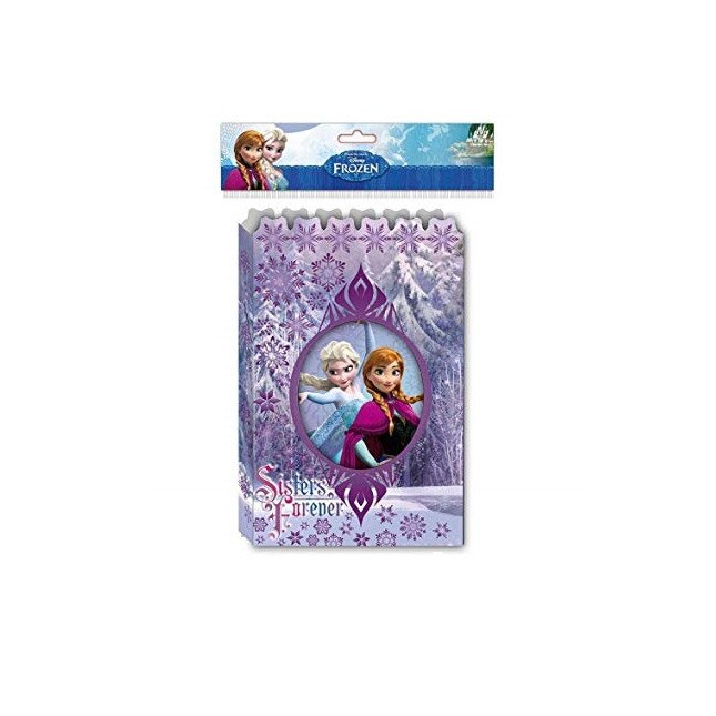Jurnal Frozen cu lacat 60 pagini,22x14,5 cm Lila