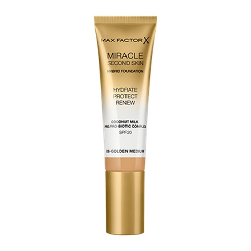Fond de ten Max Factor Miracle Second Skin 06 Golden Medium SPF 20