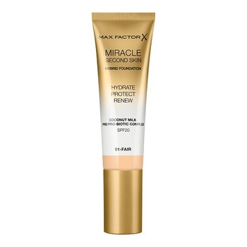 Fond de ten Max Factor Miracle Second Skin 01 Fair SPF 20 Fond de ten Max Factor Miracle Second Skin 01 Fair SPF 20