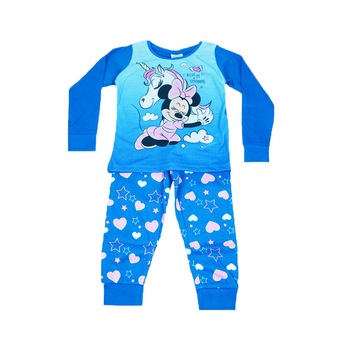 Pijama pentru fetite E Plus M Minnie Mouse, Albastru